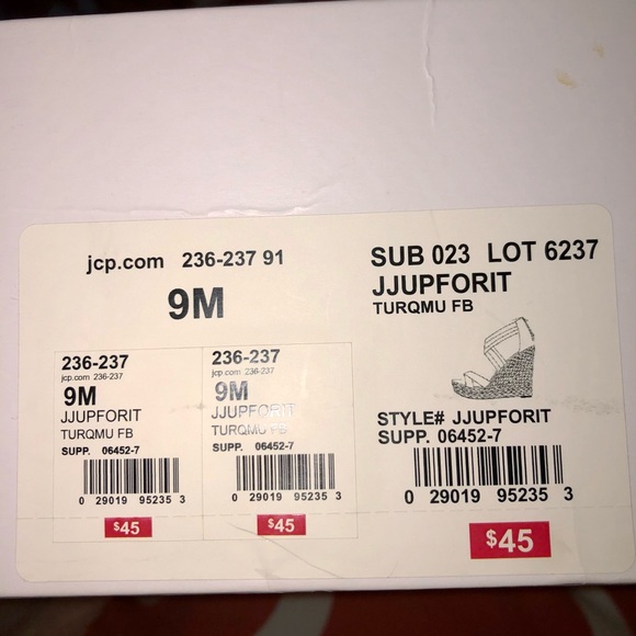 Nine & Co. teal/green snake print espadrilles - Picture 4 of 5